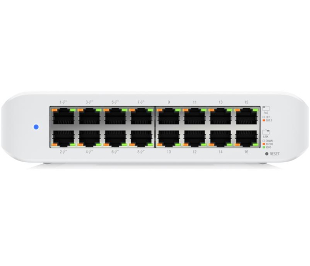 Ubiquiti 16p USW-Lite-16-PoE (16x10/100/1000Mbit) 8xPoE+ - 1073614 - zdjęcie 2